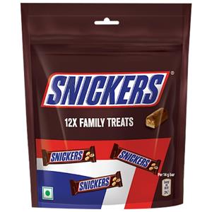 Snickers -Peanut Filled Chocolate Family Treats (168 g)